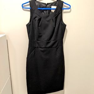 J. Crew Black Wool Suiting Sheath Dress